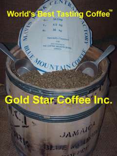   100% Jamaica Jamaican Blue Mountain Coffee Green Beans UNROASTED GR1
