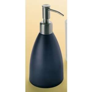  Gedy CA81 05 Round Blue Frosted Glass Soap Dispenser CA81 