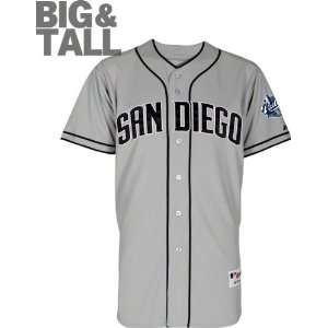  San Diego Padres Majestic Big & Tall Road Grey Authentic 