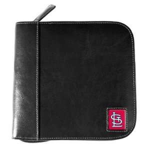St. Louis Cardinals Black Square Leather CD Case:  Sports 