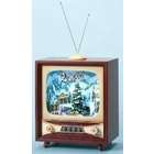   Operated LED Lighted Retro TV with Music & Animated Christmas Scene