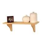 Lewis Hyman 36W Wall Mounted Shelf with Brackets in Unfinished Design