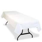   Tissue Table Cover, 54 X 108, White, 6/pack (includes Six Tablecloths