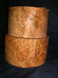   Figured Maple turning blank lathe craft wood bowl block #920  
