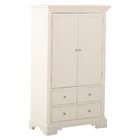 Seidal Imperial Wall Mount Jewelry Armoire   Antique White