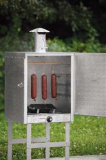 Old School Insulated 20 lb Smoker w/ Stand & Defuser +  