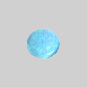 Round   Opal Lab created 14mm Cabochon Gemstones 1pc  