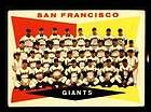 1960 Topps #151 Giants Team w/ 3rd Series Checklist   