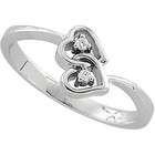 heart shape are ultra feminine this silver heart ring makes