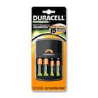   By Duracell   Battery Charger For AA/AAA Batteries 15 min Charge Black