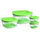 Rubbermaid Home 4 Container Produce Saver Food Storage Container Set
