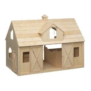 Breyer   Wood Horse Barn Large   Traditional : Toys & Games :  