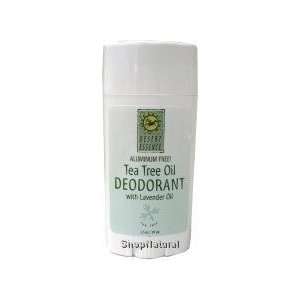  Deodorant, Tea Tree Oil w/Lavender, Aluminum Free, 2.5 oz 