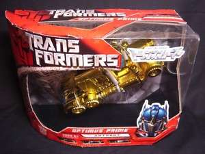 Transformers Lucky Draw Gold Optimus Prime Twin Blaster  