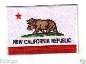 NEW CALIFORNIA REPUBLIC FLAG   VELCRO PATCH   GAME36  