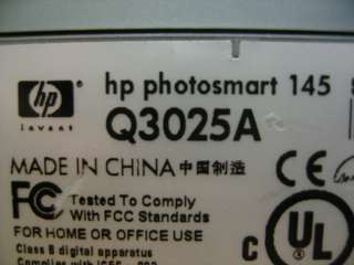   Hewlett Packard Photosmart 145 Portable Inkjet Photo Printer  