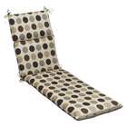  com pillow perfect outdoor brown beige polka dot chaise