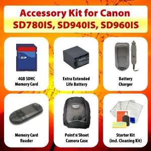  Point n Shoot Accessory KIT for Canon PowerShot SD780IS 