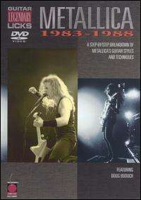 Metallica Legendary Licks   Guitar, 1983 1988 (DVD) 