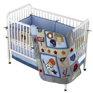  Lambs & Ivy Little Sports 4pc Crib Bedding Set: Baby