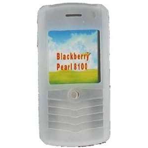  New Rim BlackBerry 8100 8100c White Silicon cover Skin Cell Phones 