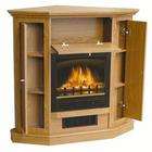   Exclusive Electric Corner Fireplace Oak By Riverstone Industries