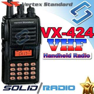 This is 100% brand new Vertex Standard VX 424 portable radio 