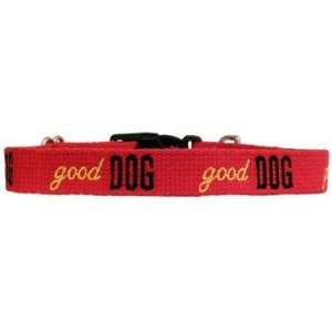  Red Good Dog Cotton Snap Collar   Small: Pet Supplies
