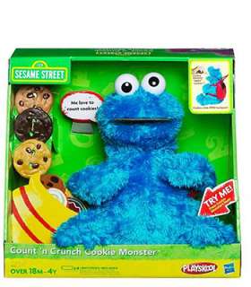   Sesame Street Count n Crunch Cookie Monster   Hasbro   Toys R Us