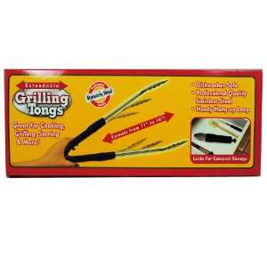    Progressive Stainless Grilling Extendable Tongs BBQ