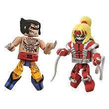 Marvel Minimates Wave 10 Action Figures   Danger Wolverine & Omega Red 