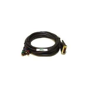   Premium Gold Series DVI I to Component Video (RGB) Cable Electronics