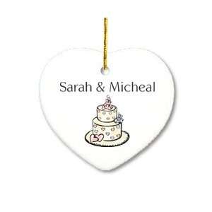  Our First Christmas Together Wedding Cake Ornament: Home 