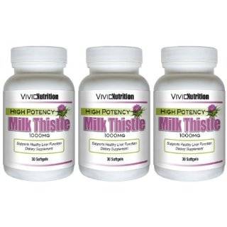 Milk Thistle Vitamins Supports Healthy Liver Function, 90 Softgels