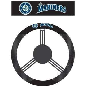  Seattle Mariners POLY SUEDE STEERING WHEEL COVER: Home 