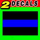 Thin Blue Line Decal Sticker Police / Sheriff / FOP