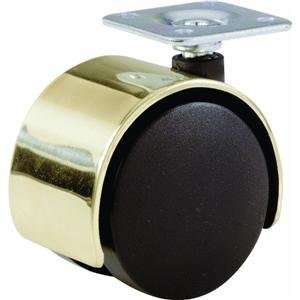  Twin Wheel Plate Caster, 2 BB DUAL PLATE CASTER: Home 