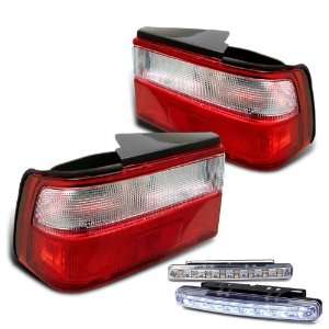  Eautolights 88 89 Honda Accord Tail Lights + LED Bumper 