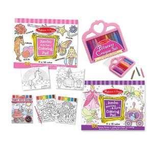  Melissa & Doug Pink Sticker and Coloring Pad Toys & Games