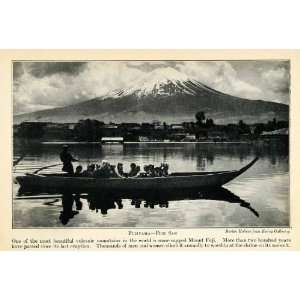  1937 Print Mount Fuji Fuji san Volcano Japan Stratovolcano 