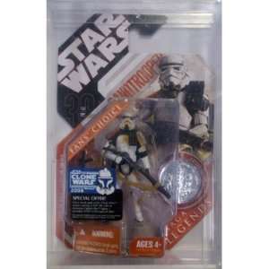   Toys Star Wars Saga Legends AFA 90 Sandtrooper Action Figure: Toys
