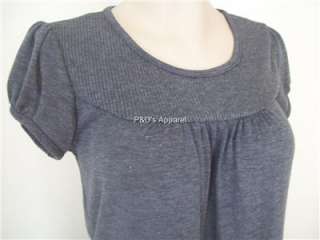 New Candy Rain Womens Maternity Clothes Gray Shirt Top Blouse M  