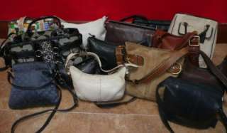 15 Vintage & Modern COACH Bags Leather Purse LOT Many Styles & Colors 