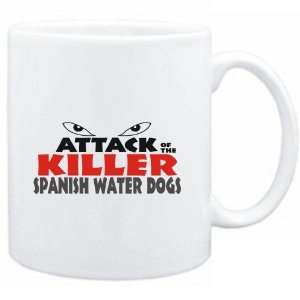 Mug White  ATTACK OF THE KILLER Spanish Water Dogs  Dogs:  