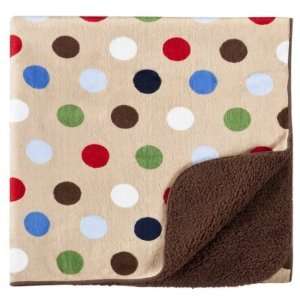  Circo Blanket Baby   Dots Brown Baby
