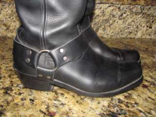   engineer square toe boots motorcycle 8.5 handmade made in u.s.a