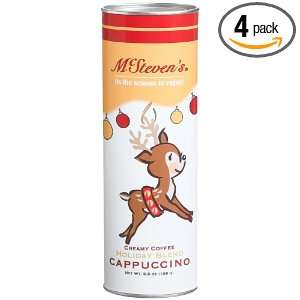 McStevens Creamy Coffee Holiday Blend Cappuccino, 5.5 Ounce Tins 