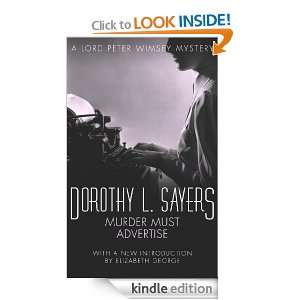 Murder Must Advertise (A Lord Peter Wimsey Mystery) Dorothy L. Sayers 