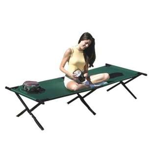 ALUM PORTABLE CAMPING FOLDING CAMP RV MILITARY COT BED 049794150461 