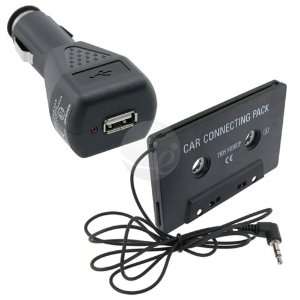  Car Cassette Adapter Converter+Charger For iPod?   